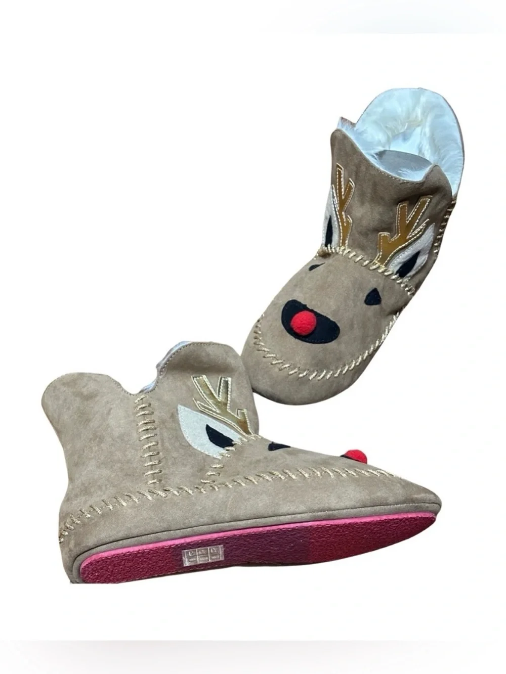 Build A Bear Workshop Teddy Bear Character Girls Kids House Slippers Shoes L 4 5